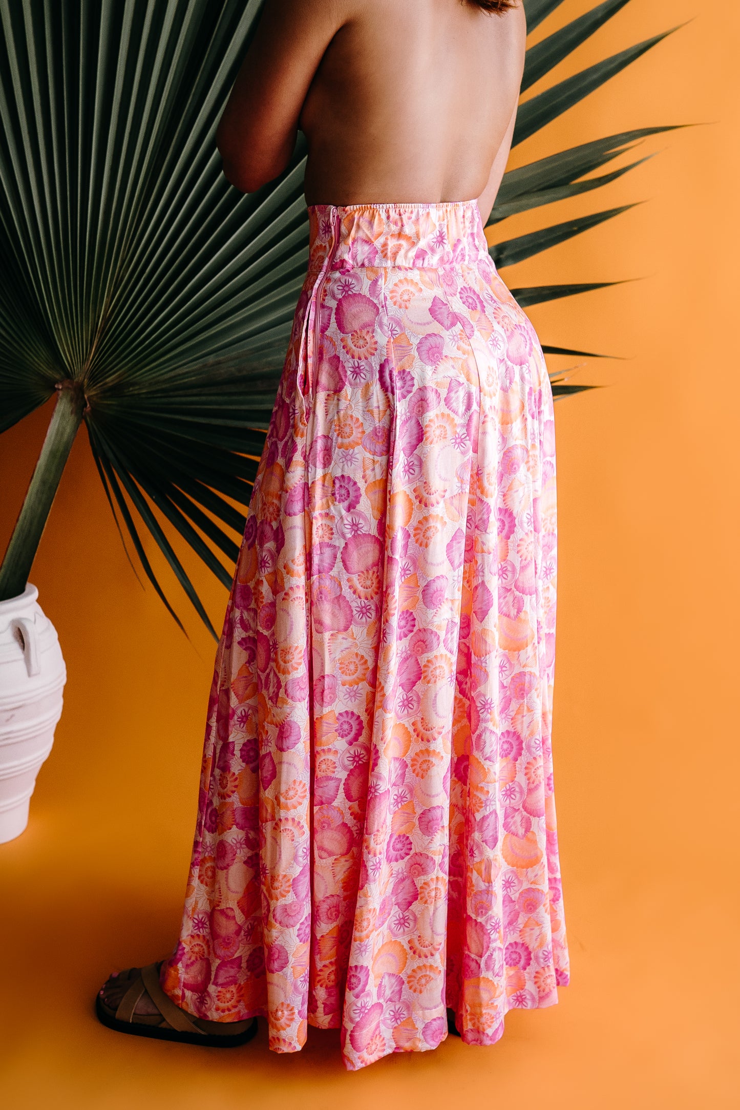 The Jasmeena High Waisted Maxi Skirt, Sealife