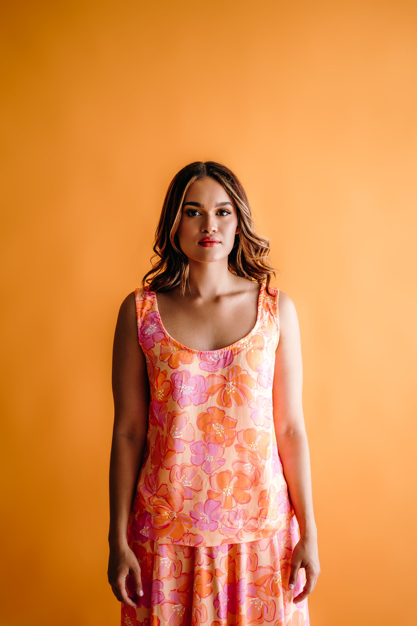 The Alkira Singlet Top, Floral