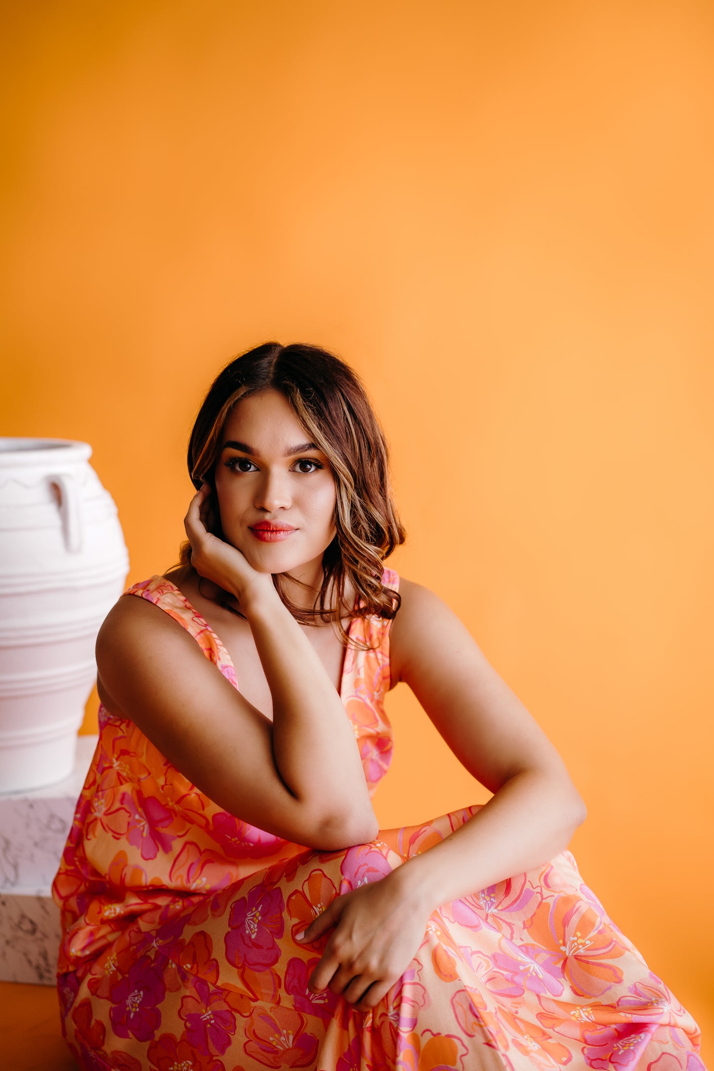 The Jasmeena High Waisted Maxi Skirt, Floral