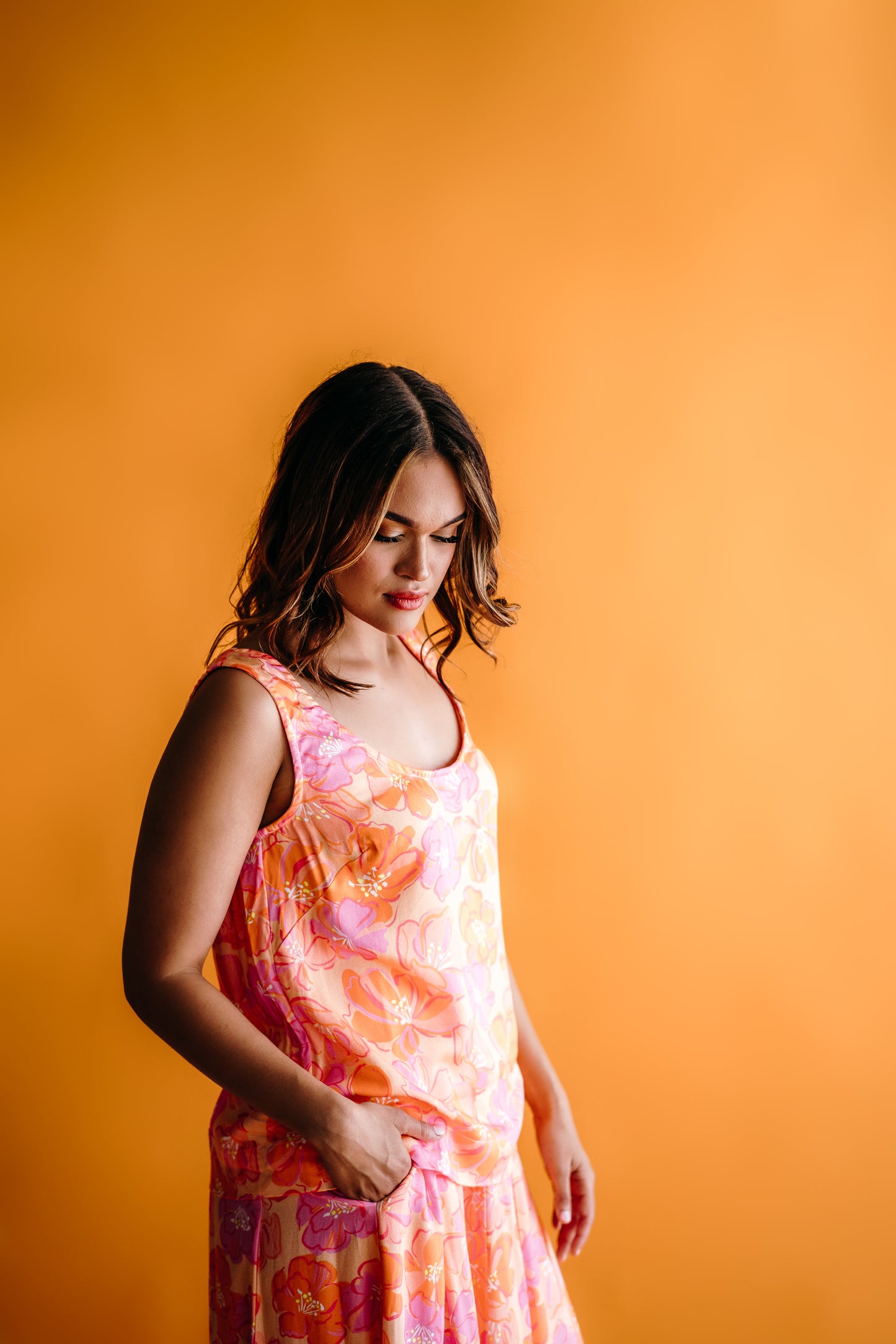 The Alkira Singlet Top, Floral