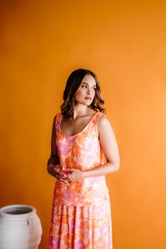 The Alkira Singlet Top, Floral